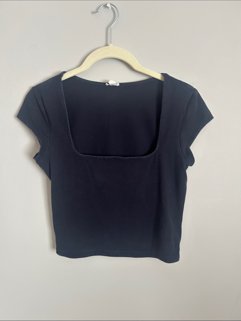 Garage Navy Scoop Tee